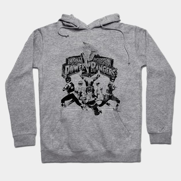 Mighty Morphin Power Rangers Hoodie by NandosGhotik